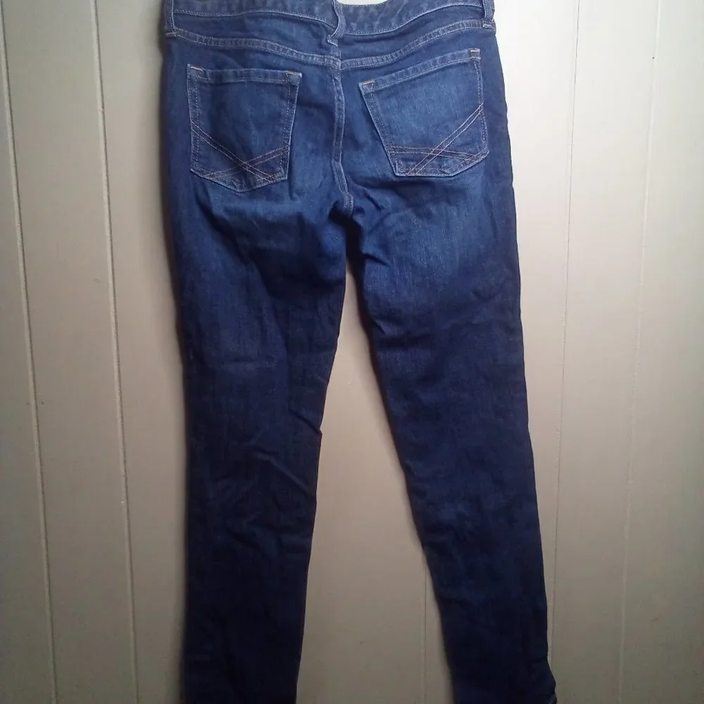 Gap Jeans 4 27 Premium Skinny Button Ankle Blue